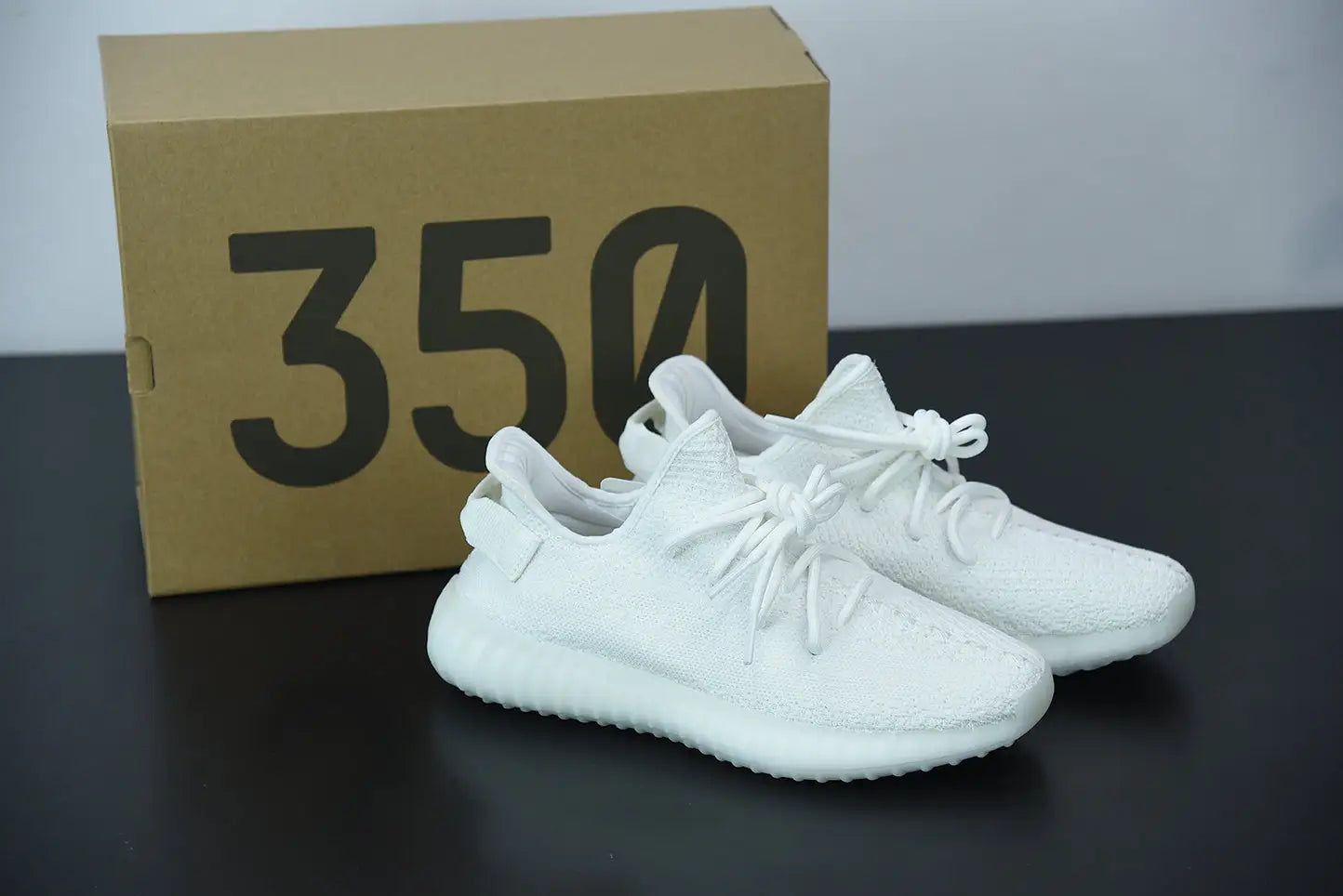 AD YZY BST 350 V2 'Cream White / Triple White'