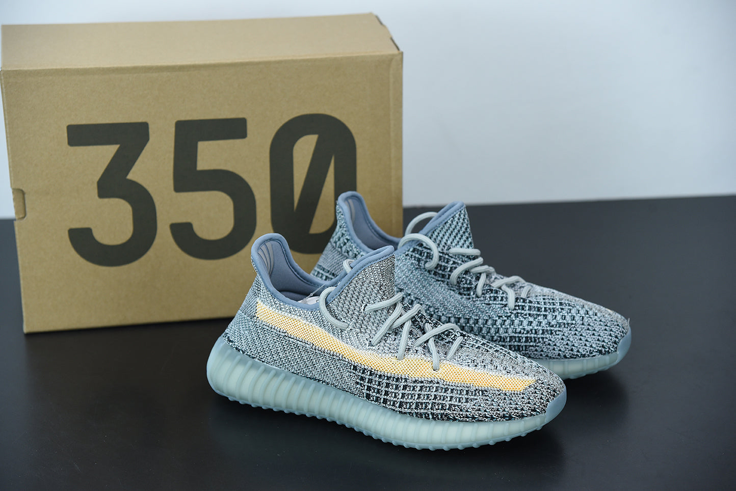 AD YZY BST 350 V2 Ash Blue