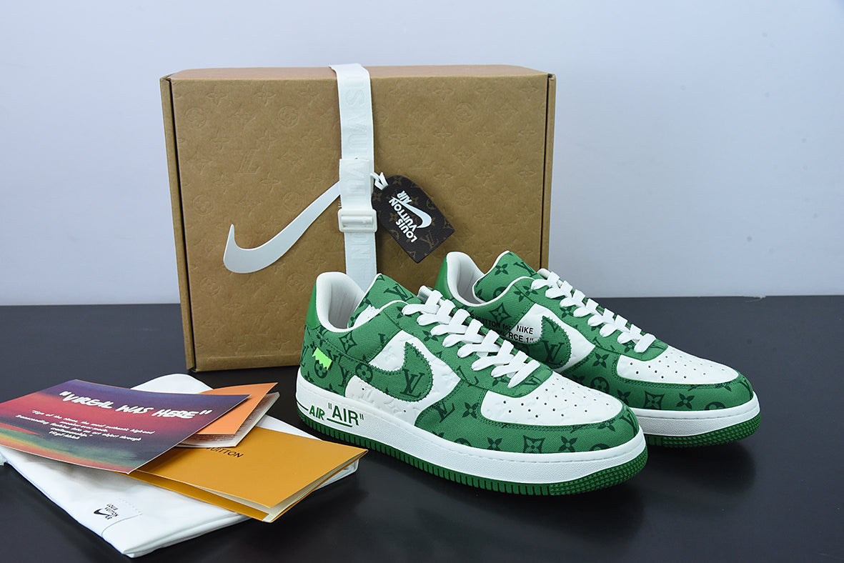 NK AF 1 Low x Louis Vuitton x Off-White "Green"