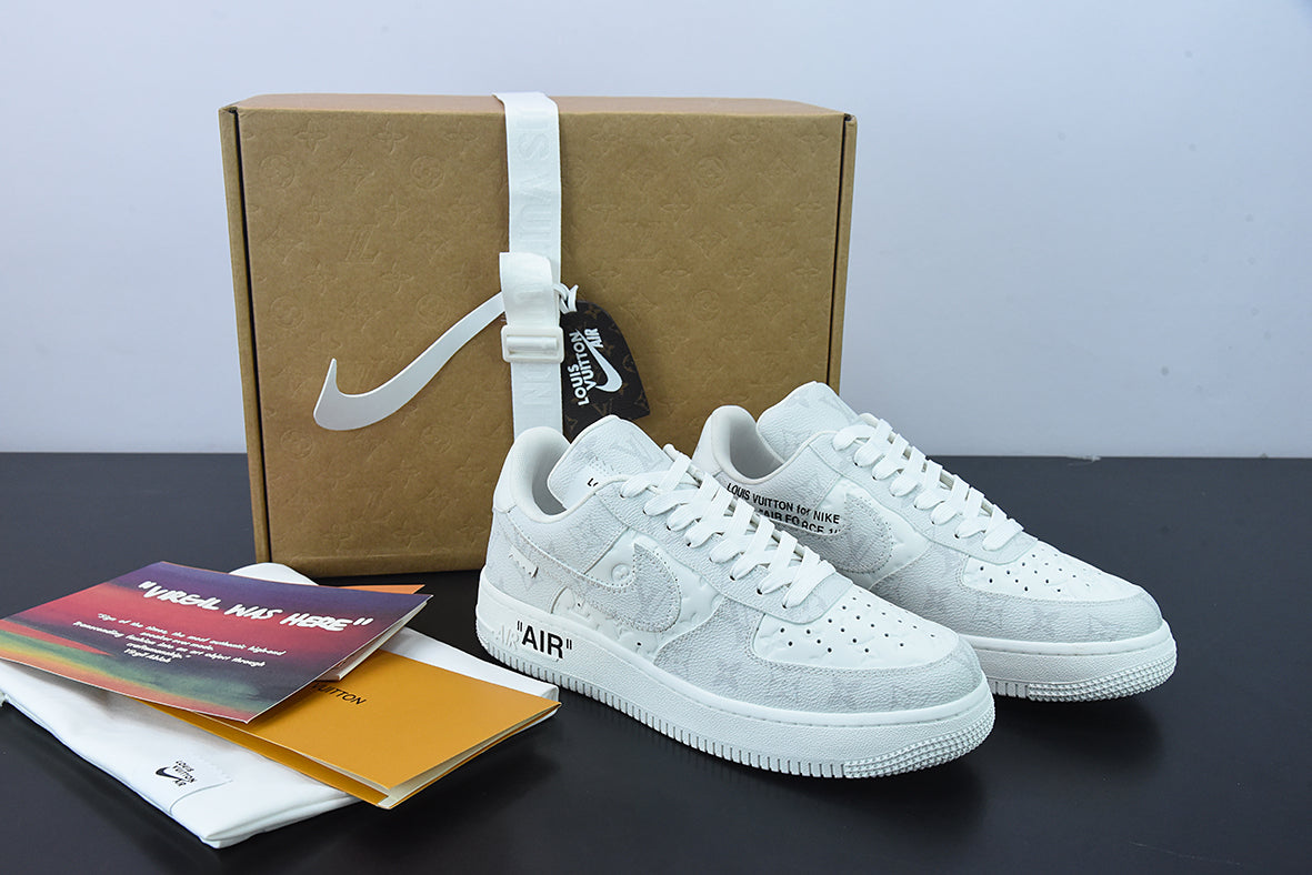 NK AF 1 Low x Louis Vuitton x Off-White "White"