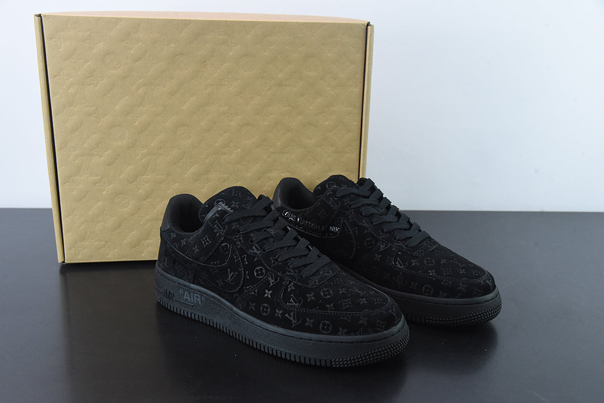 NK AF 1 x Louis Vuitton Low "By Virgil Abloh Black"