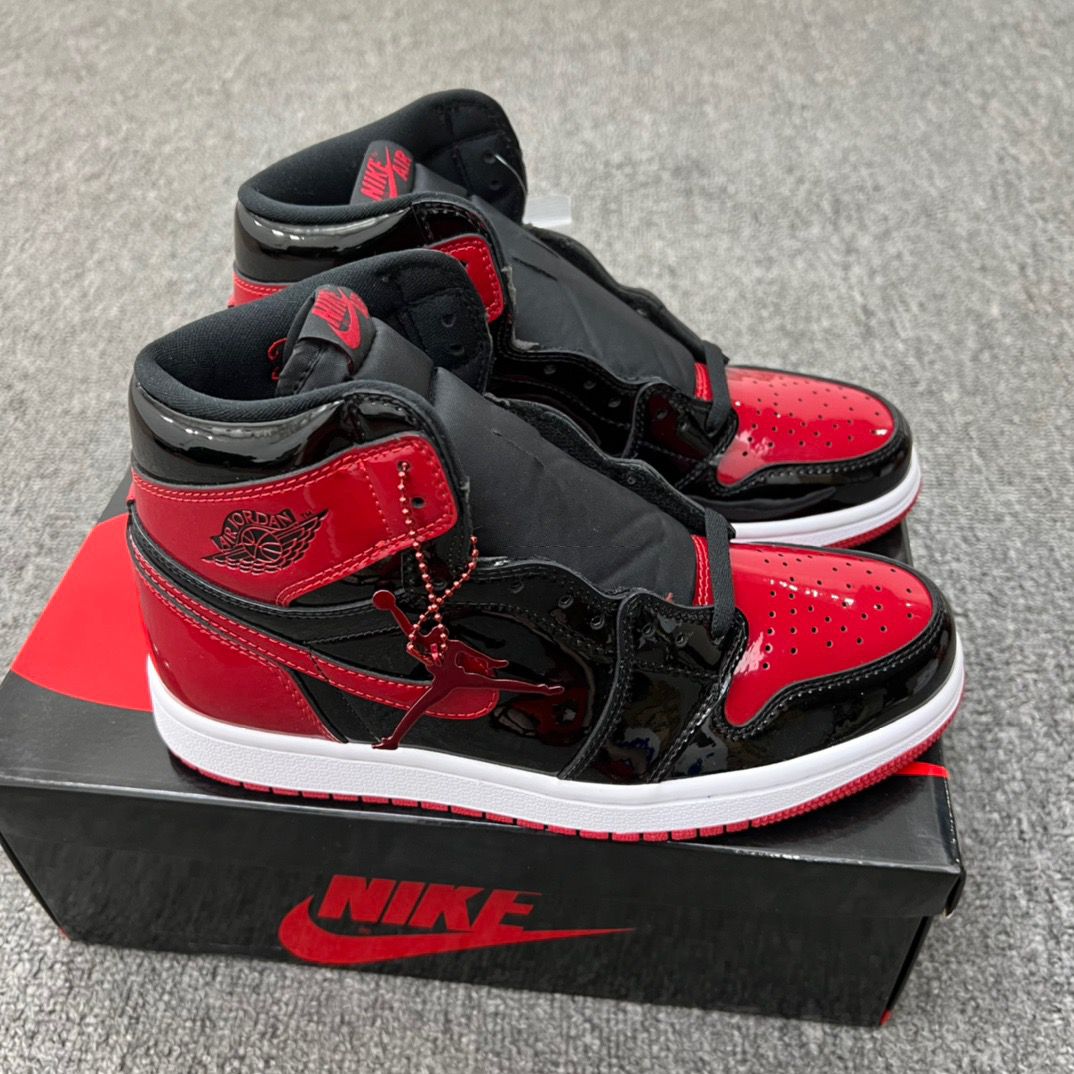 AJ 1 High "Bred Patent"