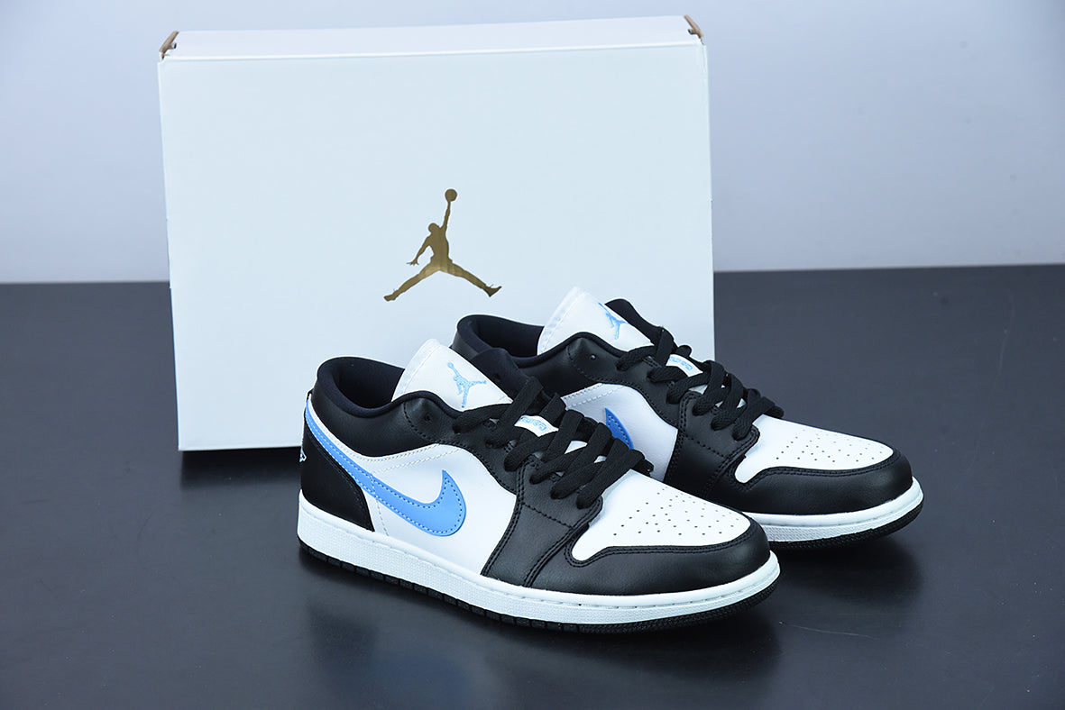 AJ 1 Low "Black University Blue White"