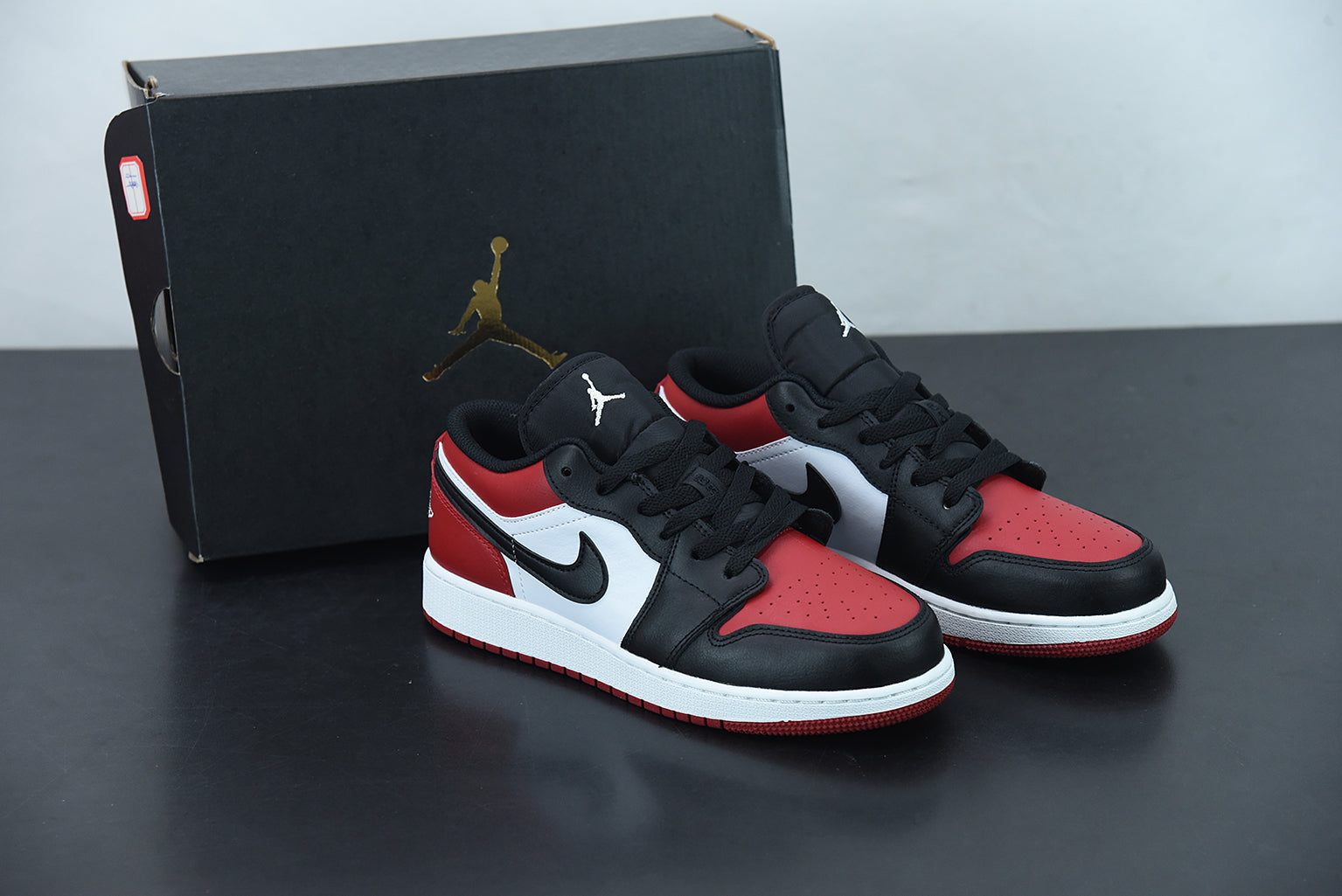 AJ 1 Low "Bred Toe"