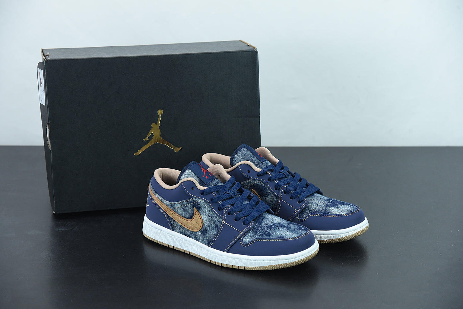 AJ 1 Low "Denim Midnight Navy"