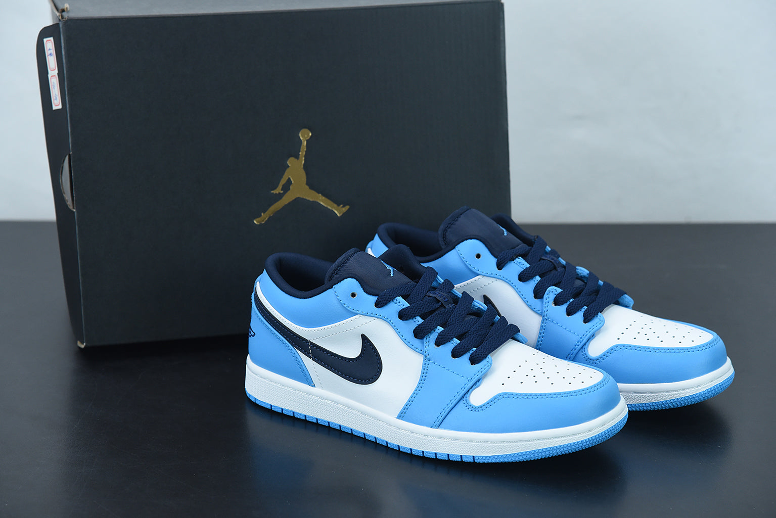 AJ 1 Low "UNC Obsidian"