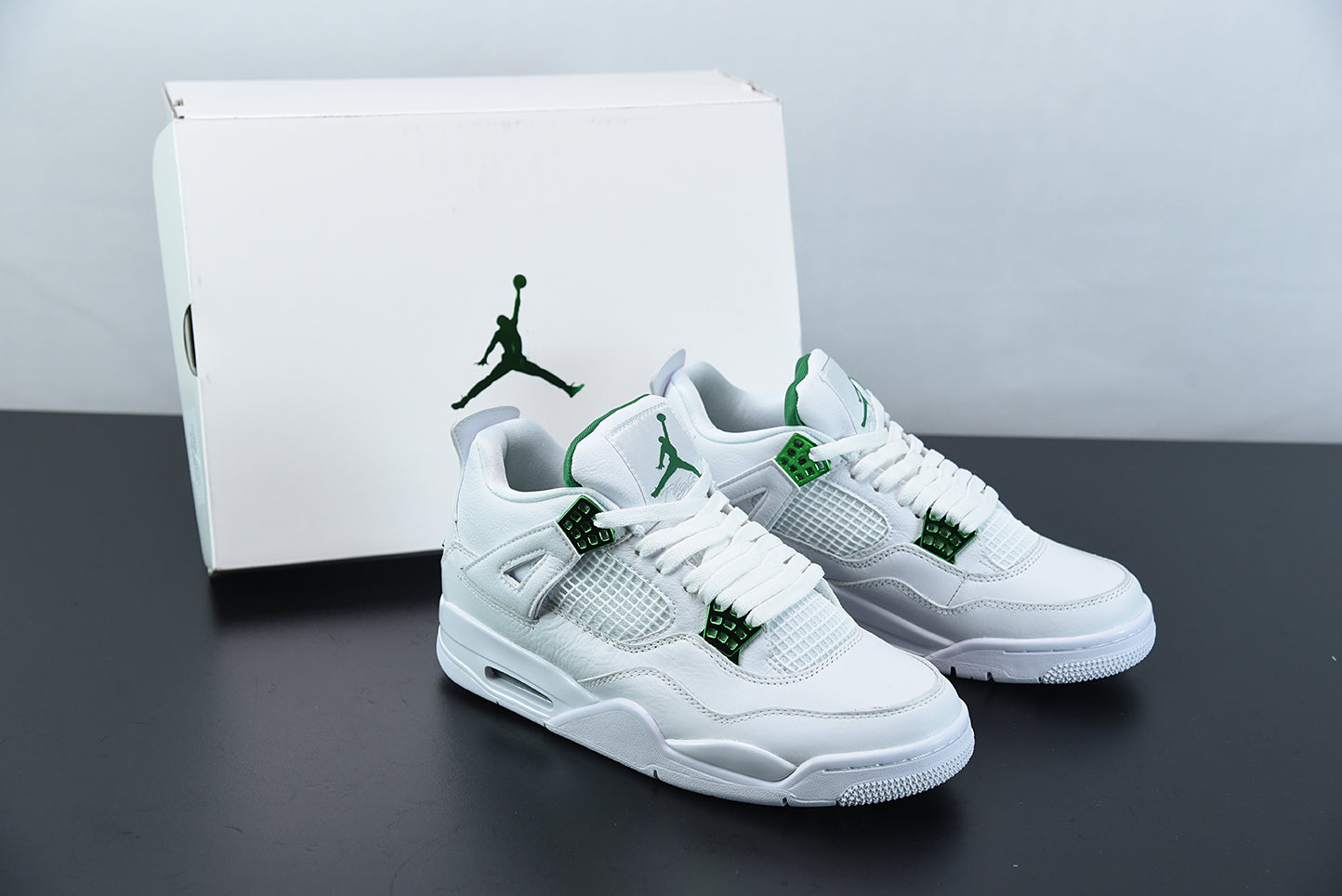 AJ 4 RT Metallic Green