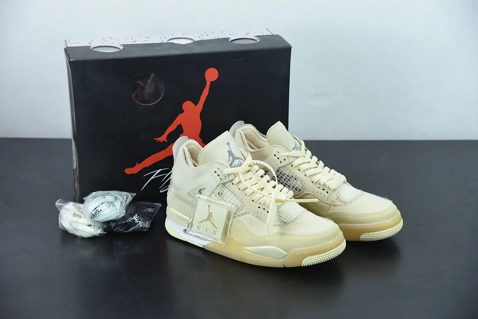 AJ 4 RT Off-White Sail