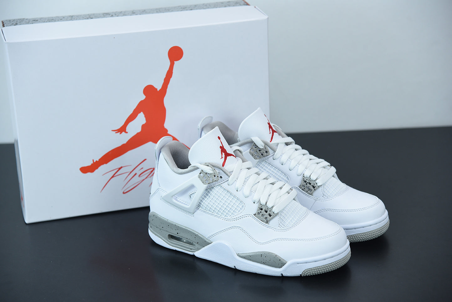 AJ 4 RT White Oreo