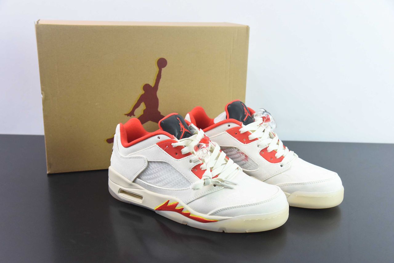 AJ 5 RT Low "Chinese New Year White"