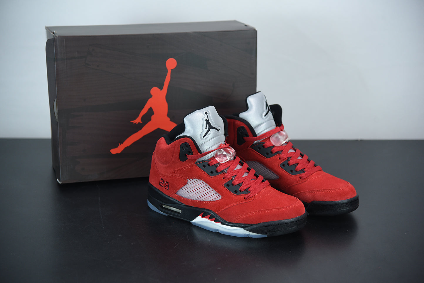 AJ 5 RT Raging Bull Red