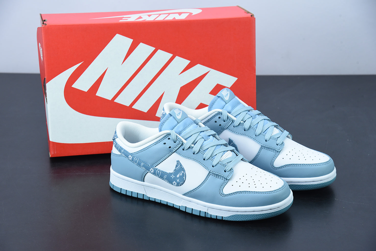 NK DK Low "Blue Paisley"