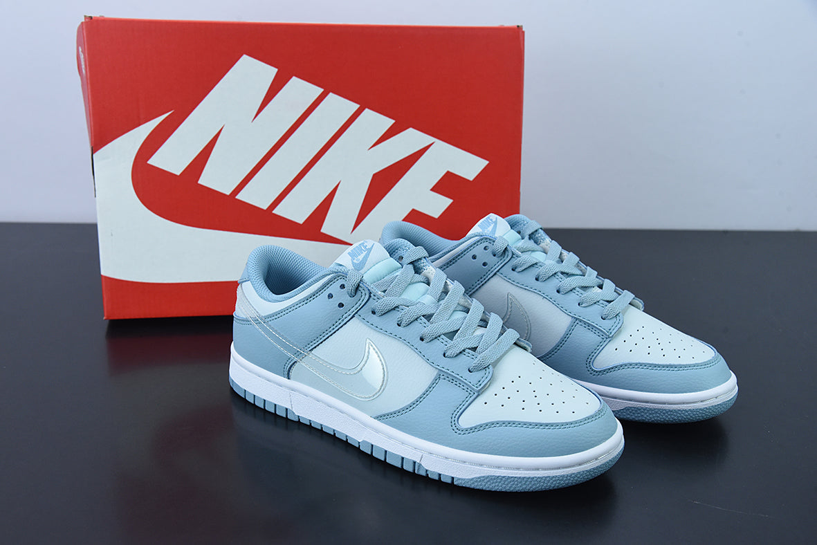 NK DK Low "Clear Blue Swoosh"