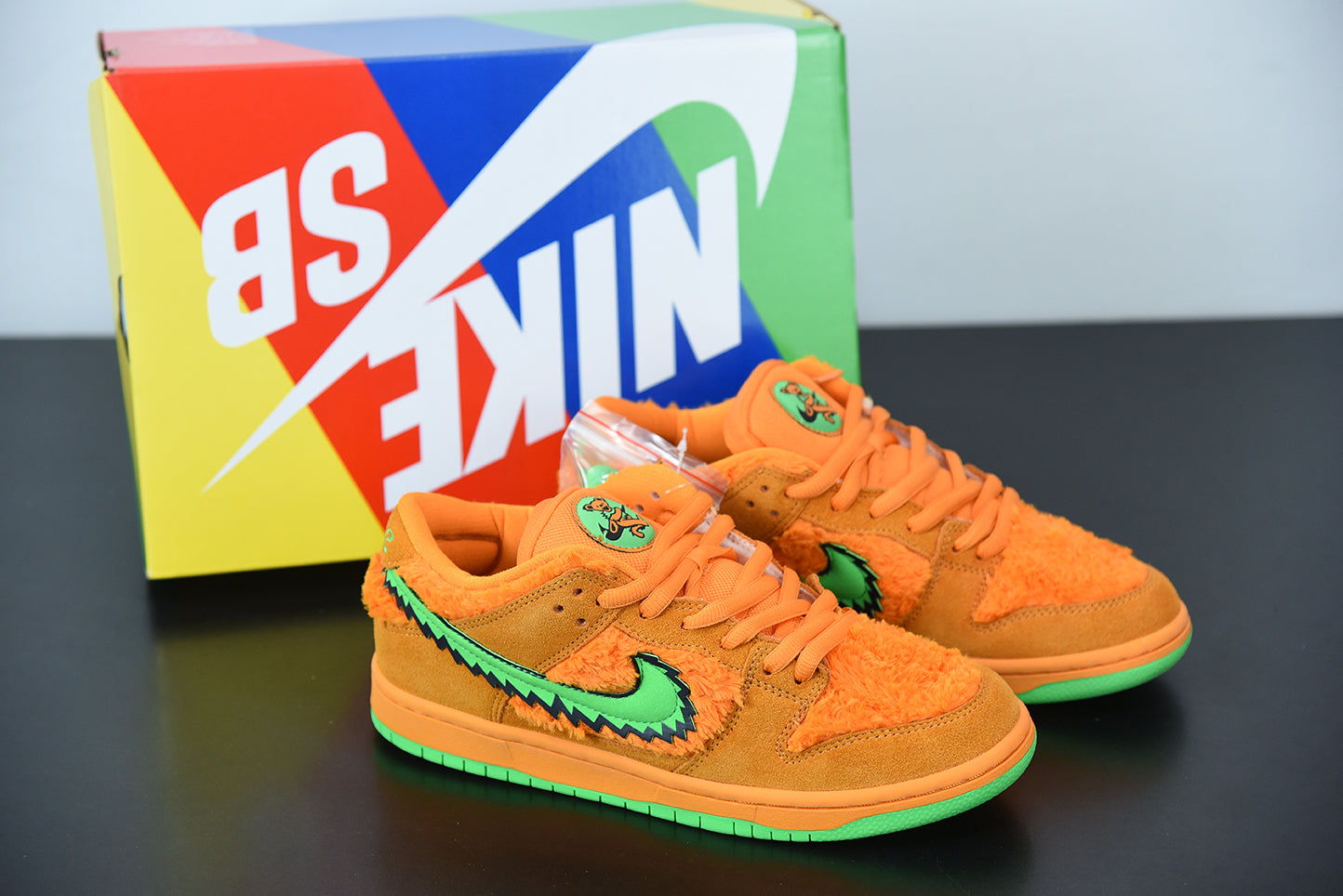NK SB DK Low "Grateful Dead Orange Bear"