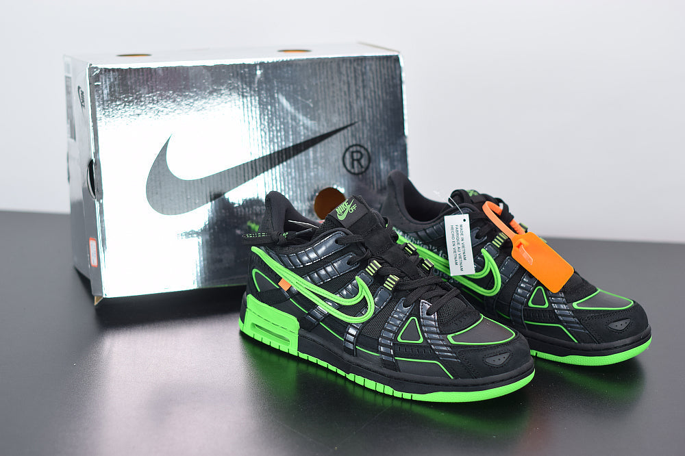 NK x Off-White Air Rubber DK 'Green Strike'