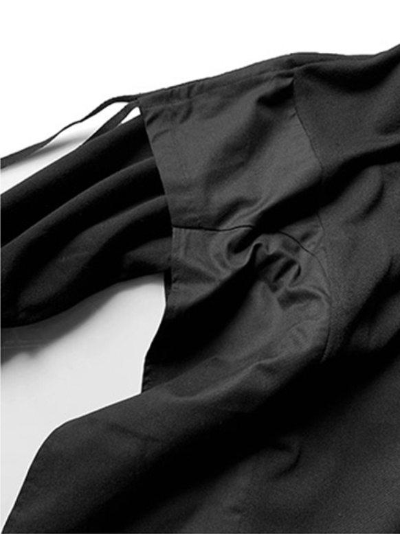 men's streetwear black hoodie