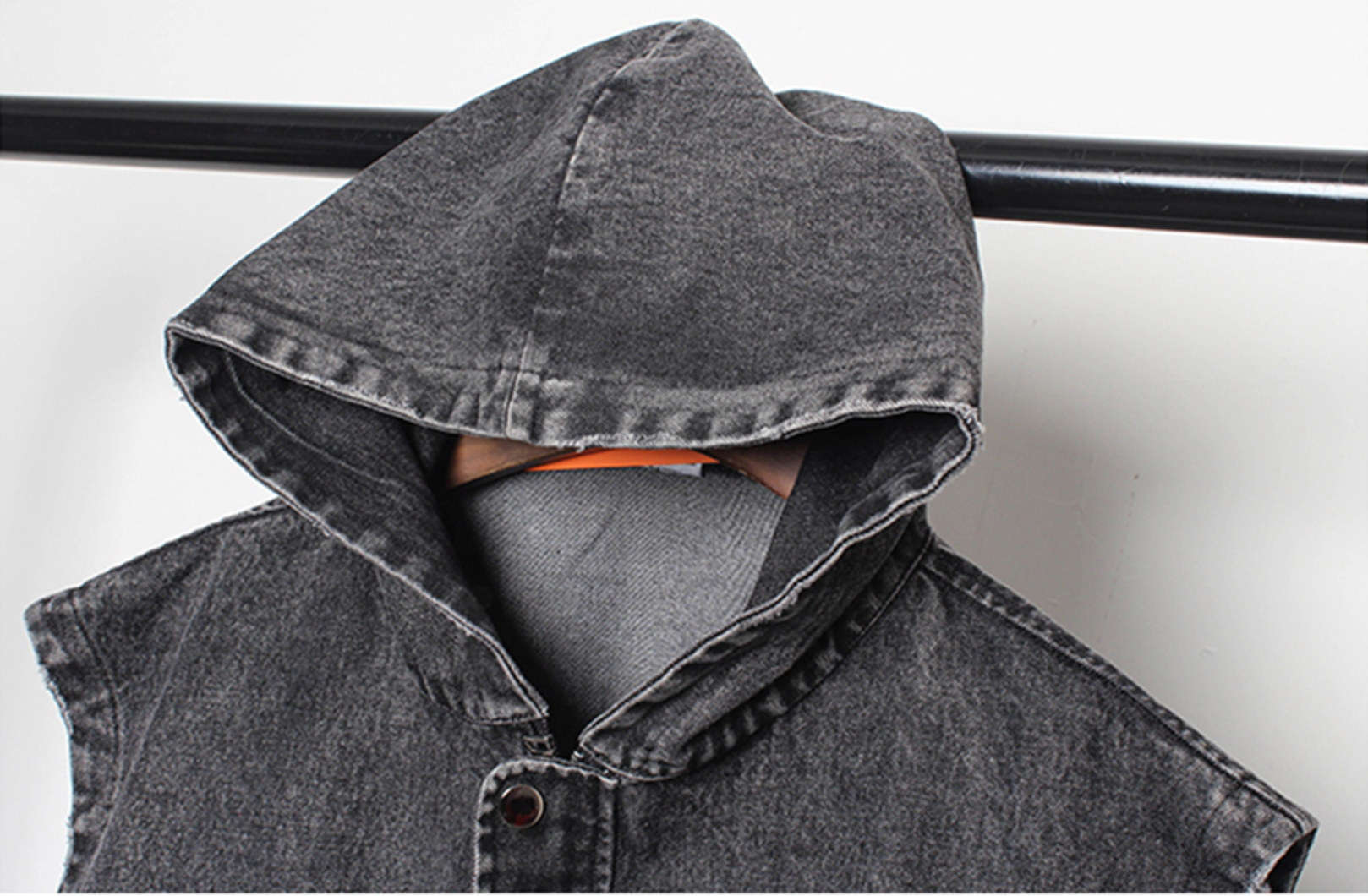 men's tank top with hood