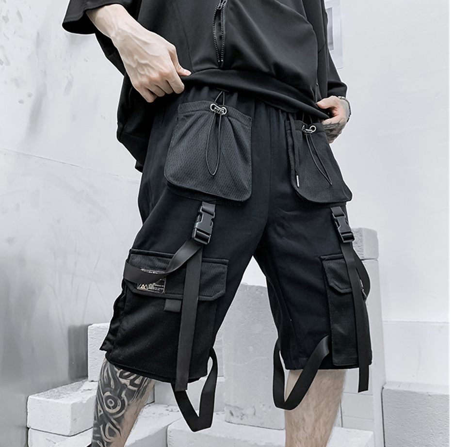 techwear cargo shorts