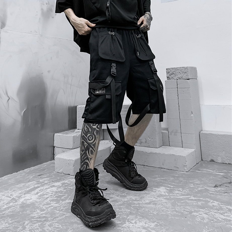 techwear cargo shorts