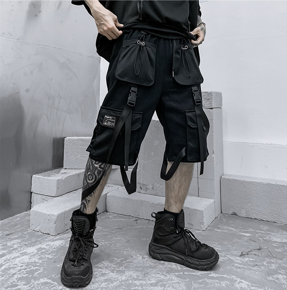 techwear cargo shorts