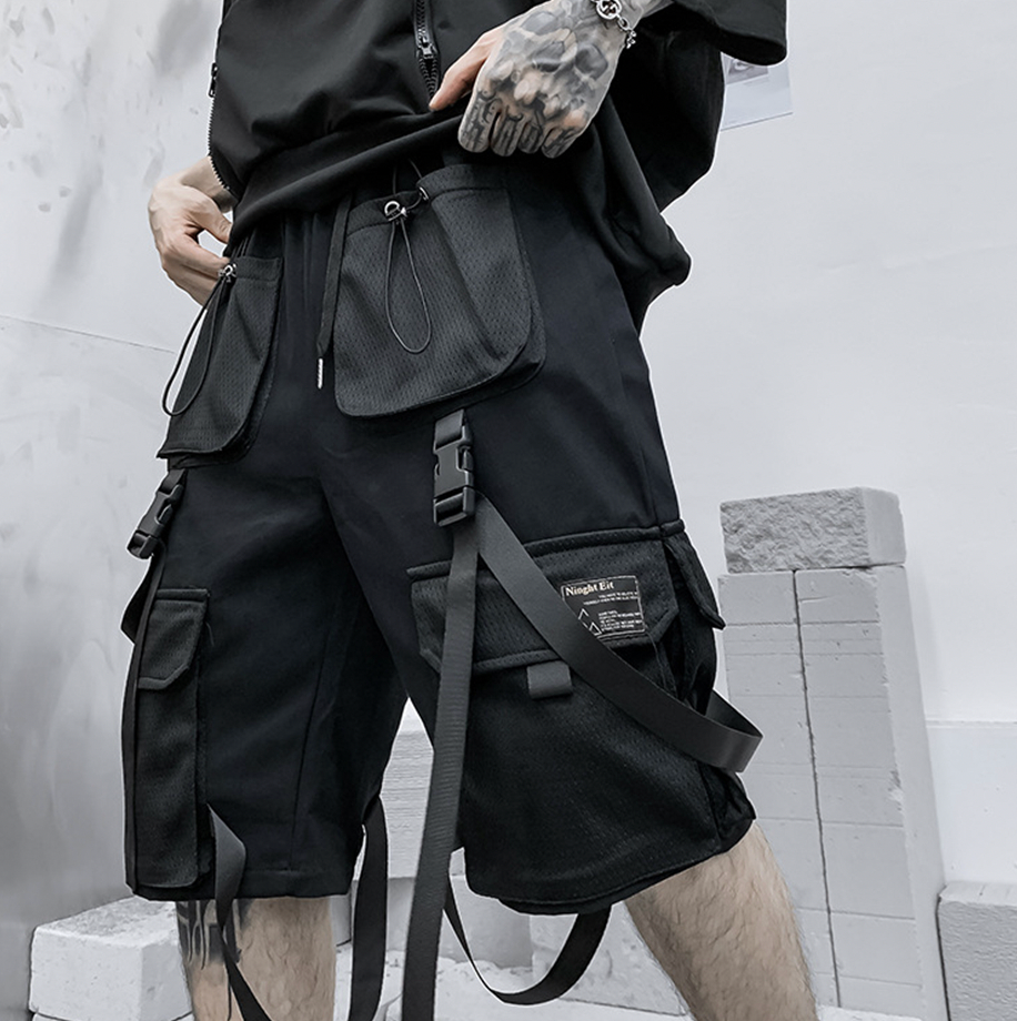 techwear cargo shorts