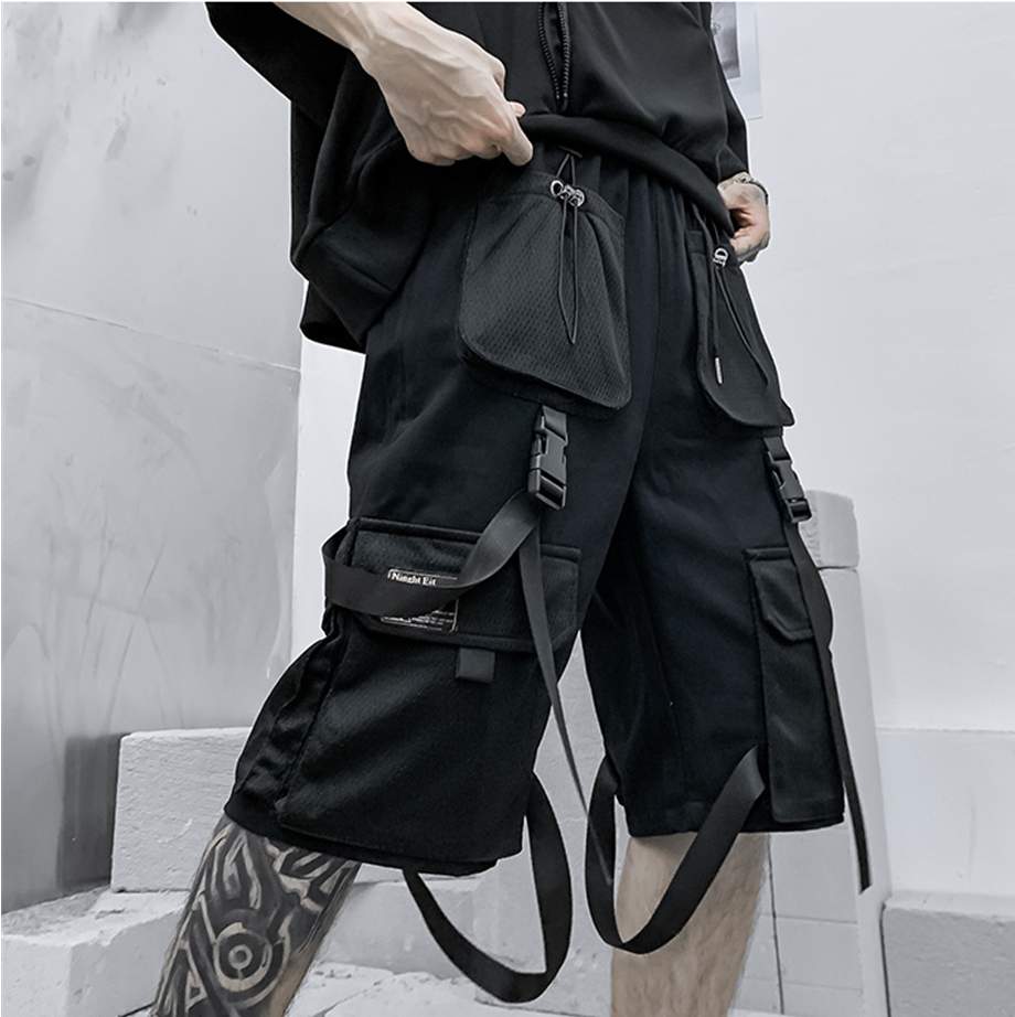 techwear cargo shorts