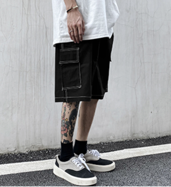 streetwear jean shorts