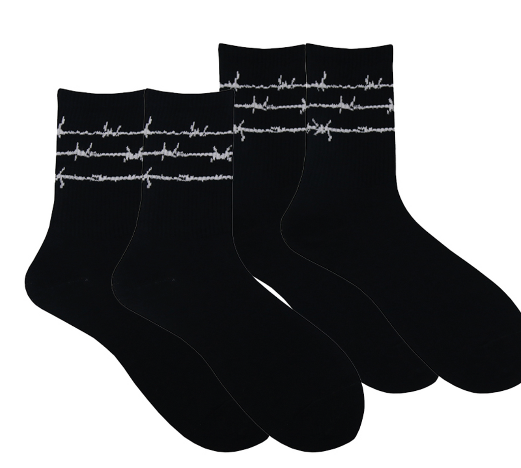 barbed wire socks