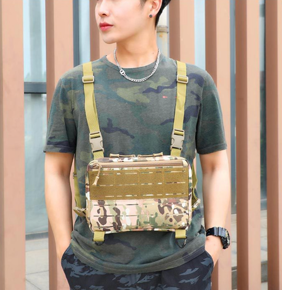 camo chest bag
