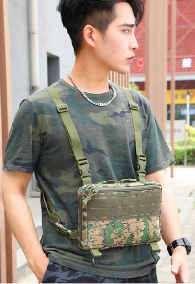 camo chest bag