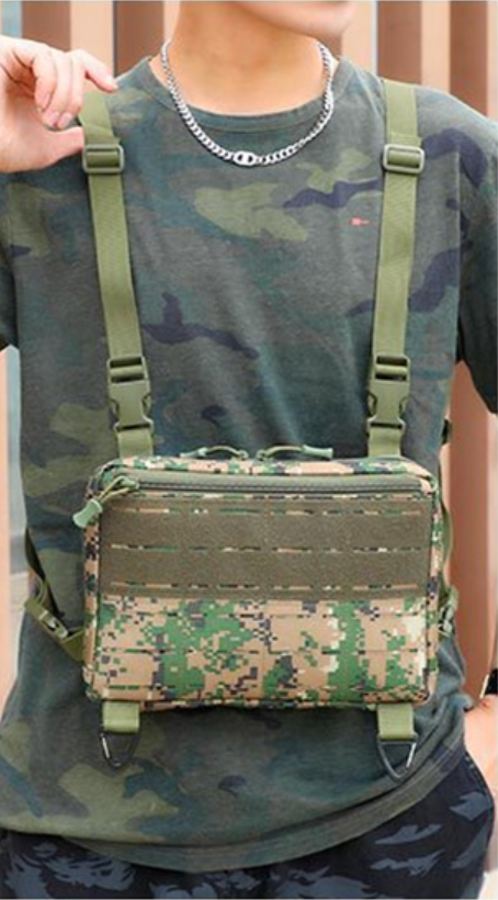 camo chest bag
