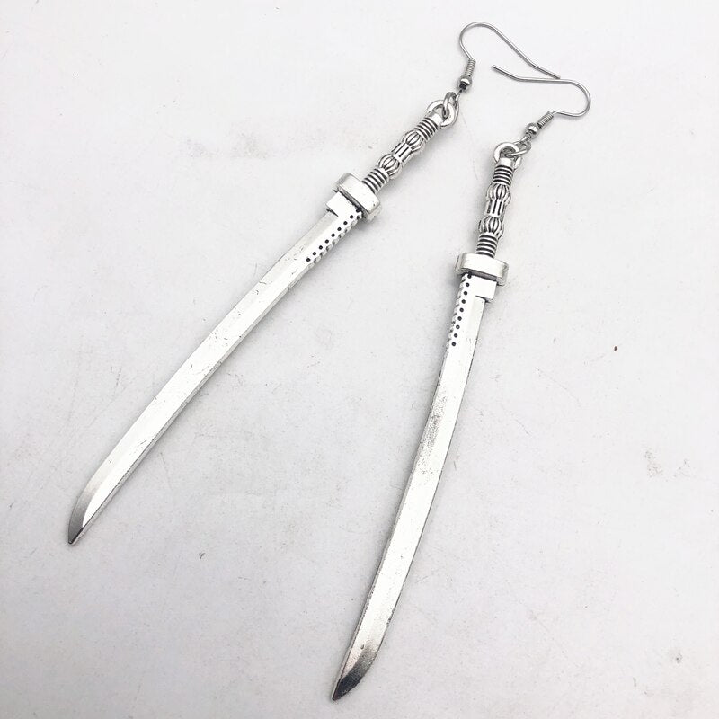sword earrings