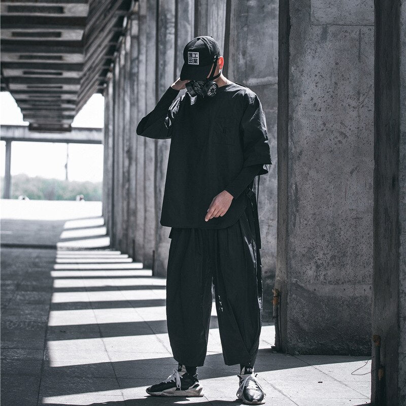 oversized techwear shirt