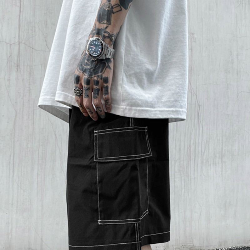 streetwear jean shorts