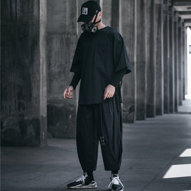 oversized techwear shirt