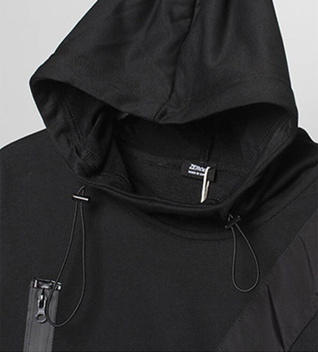 black tactical hoodie