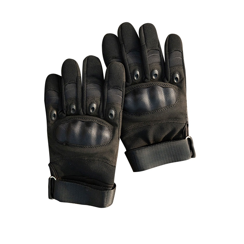 black techwear gloves