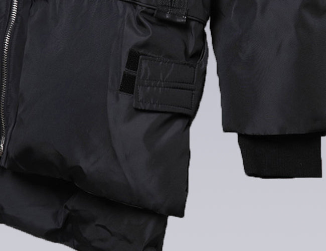 futuristic padded jacket