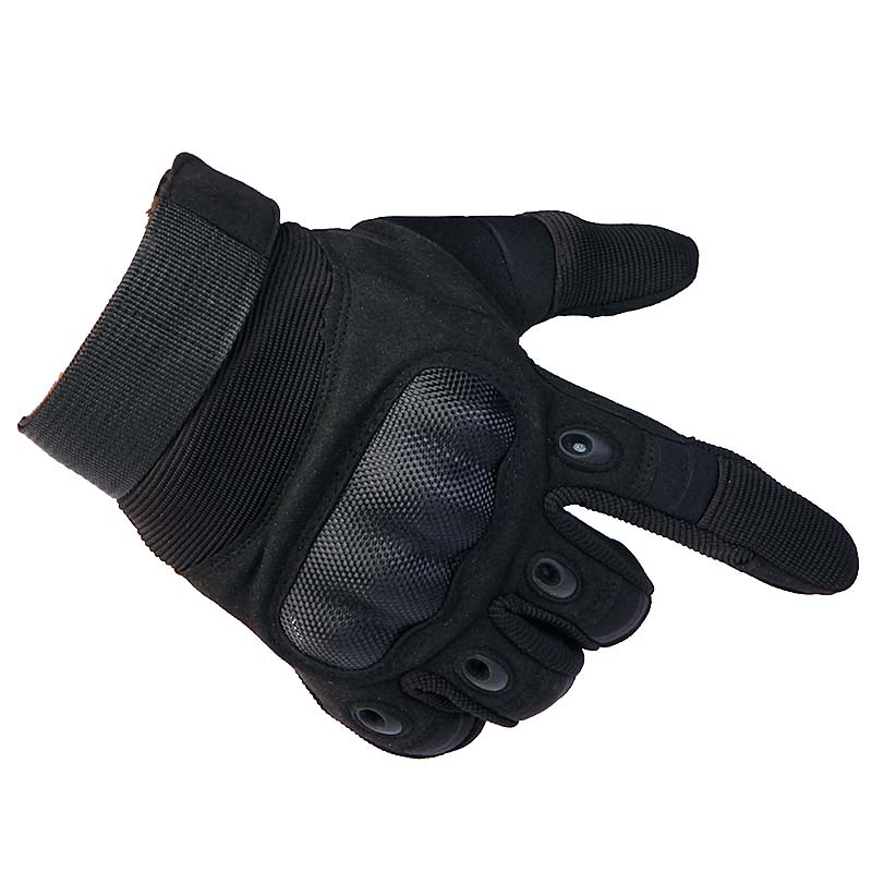 black techwear gloves